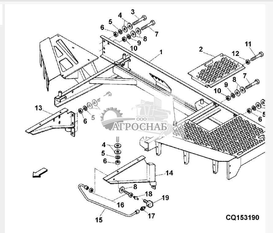 Опора кабины 